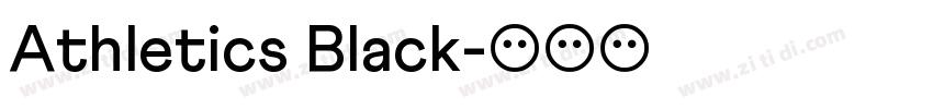 Athletics Black字体转换